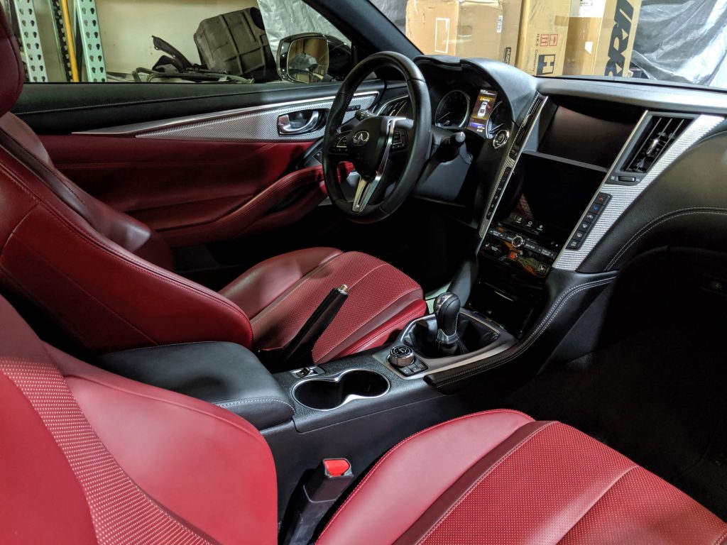 Installing a Manual Transmission in the Infiniti Q60 Red Sport